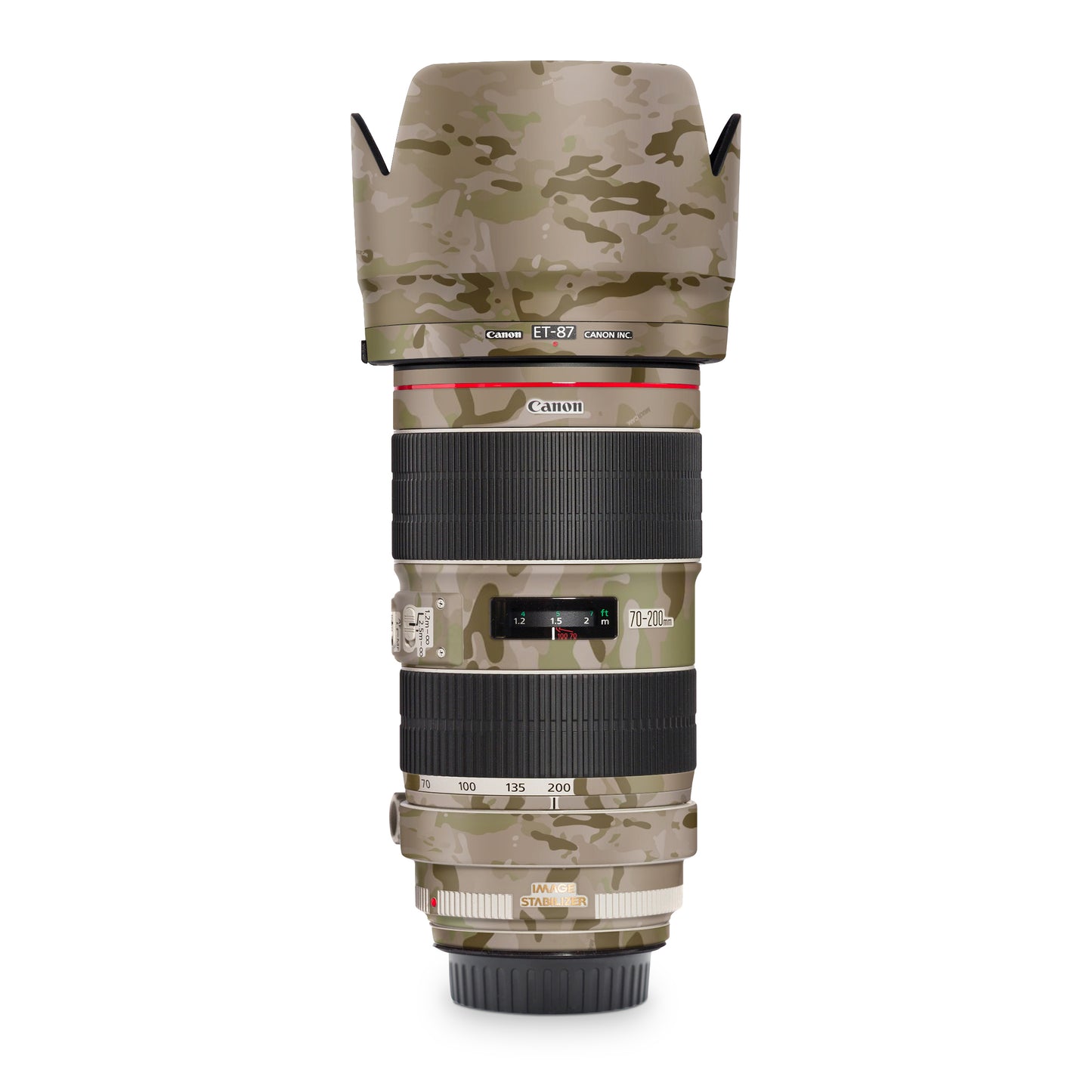 Canon EF 70-200mm F-2.8L is II USM lens MULTICAM® vinyl skin