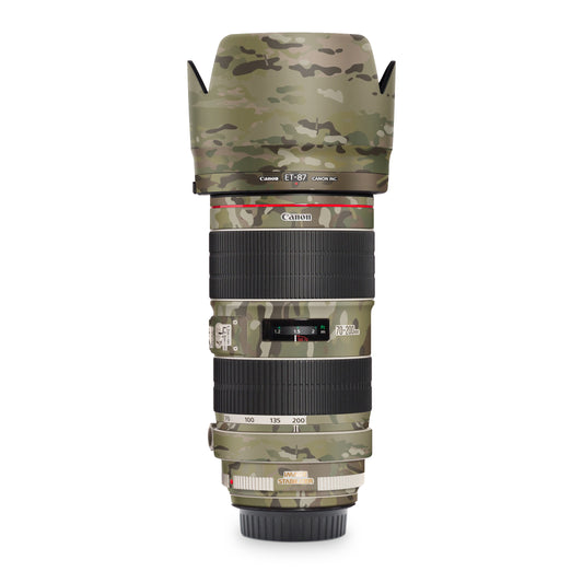 Canon EF 70-200mm F-2.8L is II USM lens MULTICAM® vinyl skin