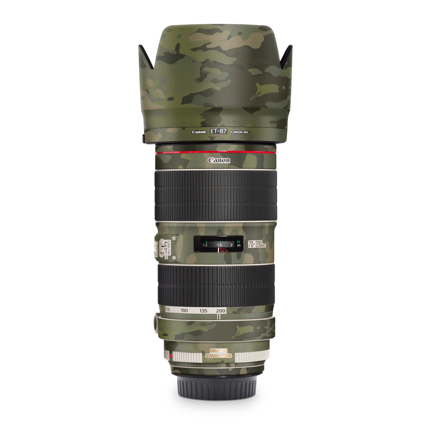 Canon EF 70-200mm F-2.8L is II USM lens MULTICAM® vinyl skin