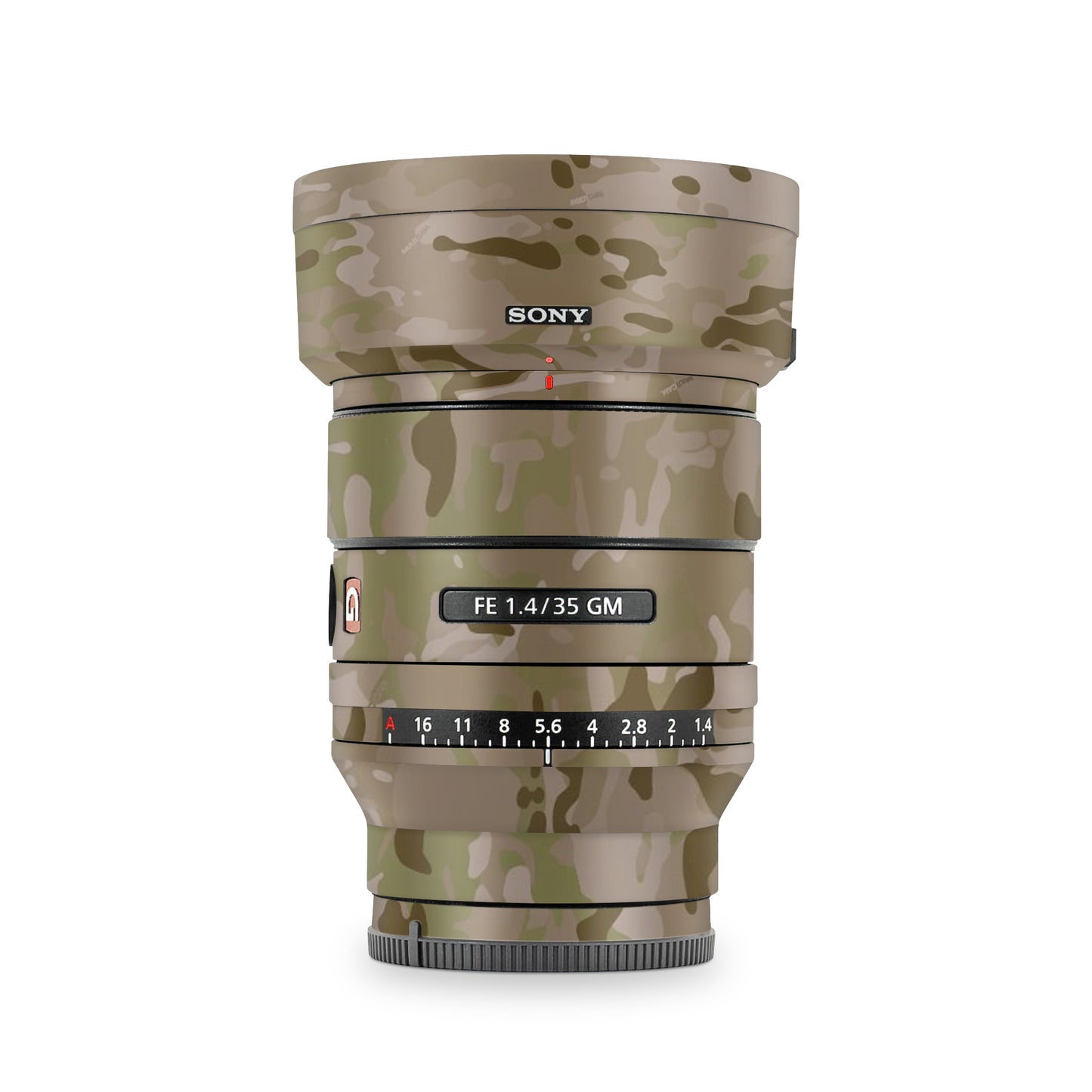 Sony FE 35mm F1.4 GM lens MULTICAM® vinyl skin